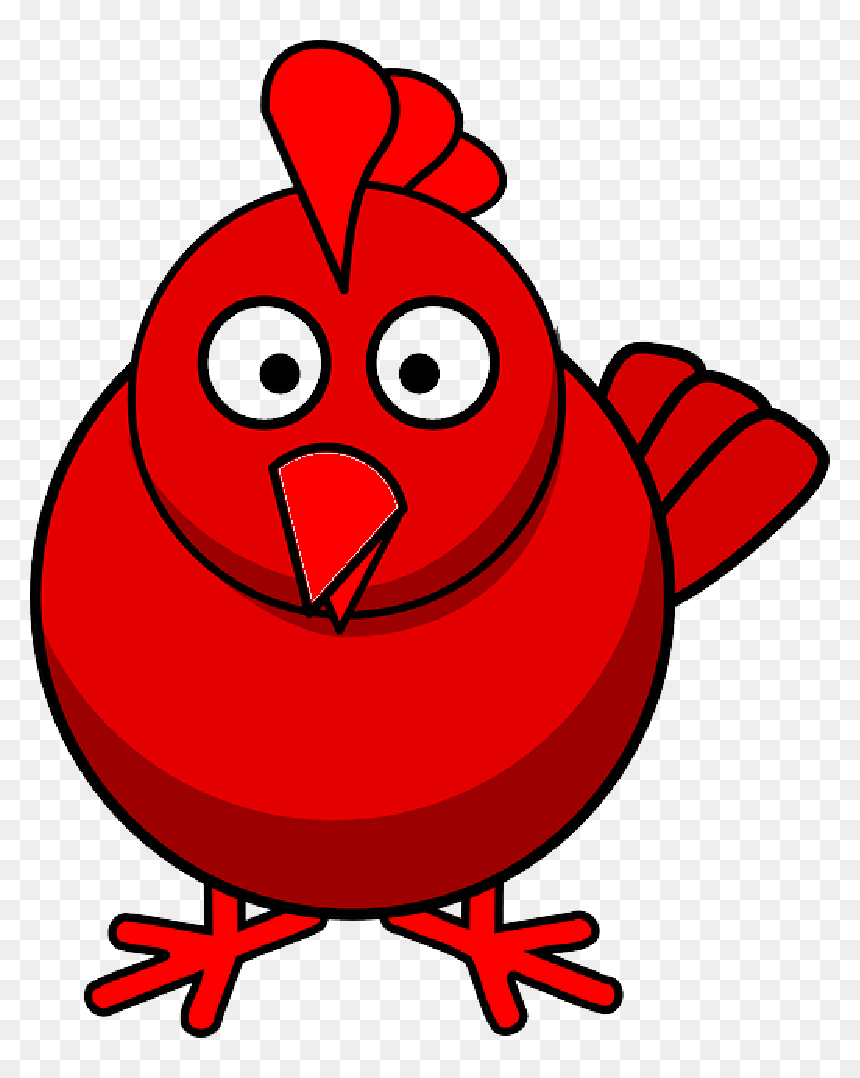  , Animals, Baby, Head, Red, Brown, Food, Happy, Girl - Chicken Cartoon, HD Png Download - baby girl png