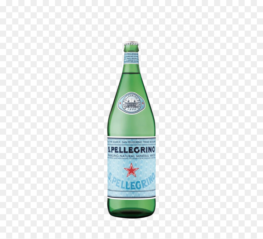 San Pellegrino Glass Bottle Sizes, HD Png Download - water glass png
