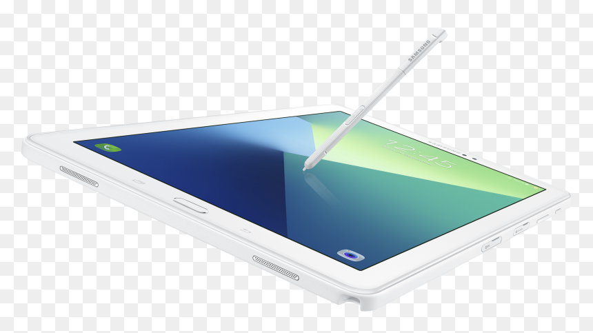 White Galaxy Tab A With Stylus , Png Download - Galaxy Tab A P585, Transparent Png - tab png