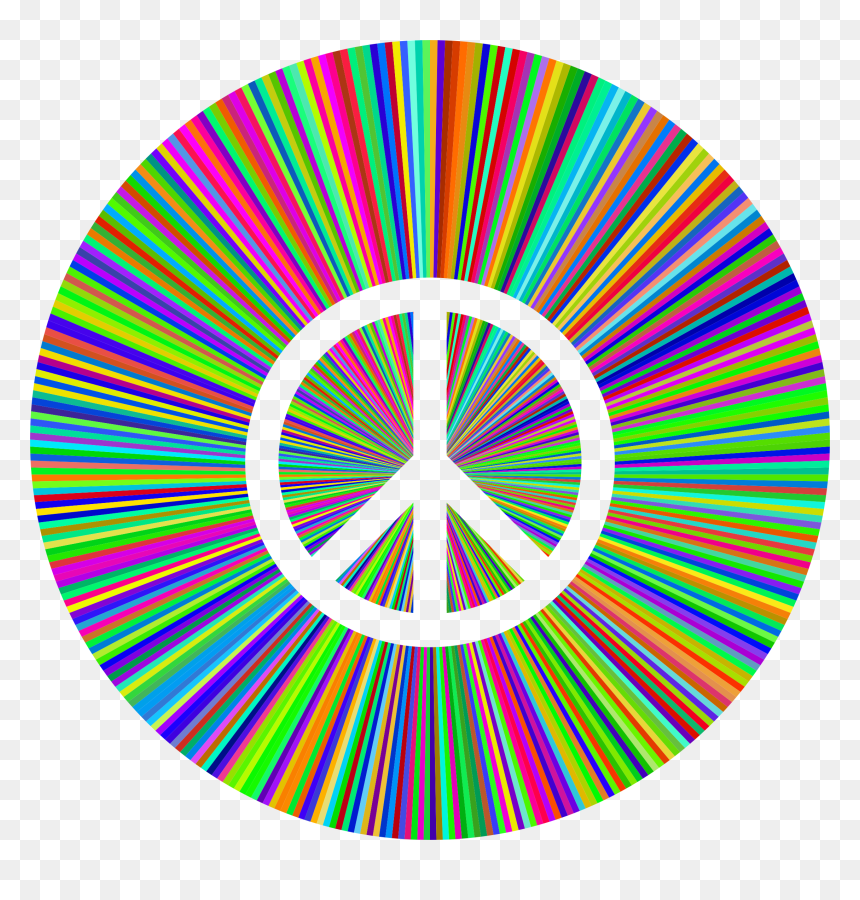 Prismatic Peace Halo Clip Arts - Cross Clip Art Colorful, HD Png Download - halo.png