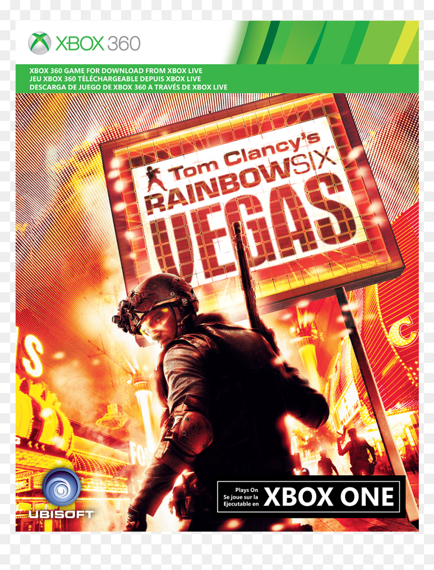 Rainbow Six Las Vegas Pc, HD Png Download - rainbow six png