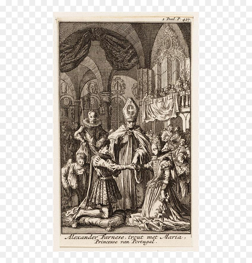 Alexander Farnese Trout Met Maria Princesse Van Portugal - Painting, HD Png Download - trout png