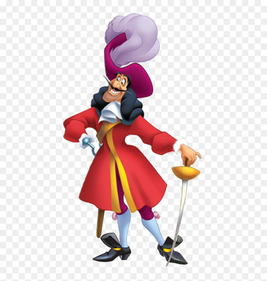 Peter Pan Capitão Gancho 3 Png - Captain Hook Transparent, Png Download - peter pan png