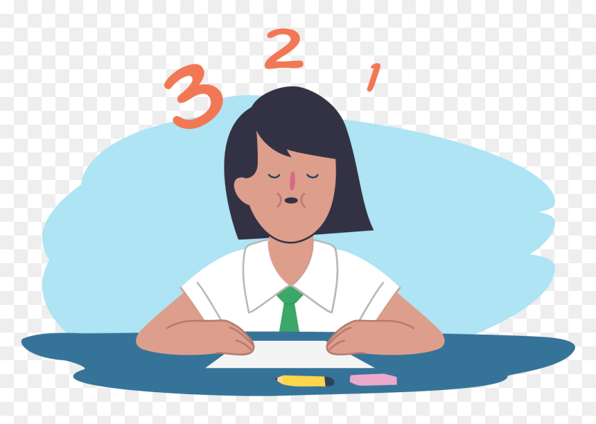 Meditation Clipart Cartoon - Studying Cartoon Png, Transparent Png - meditation png