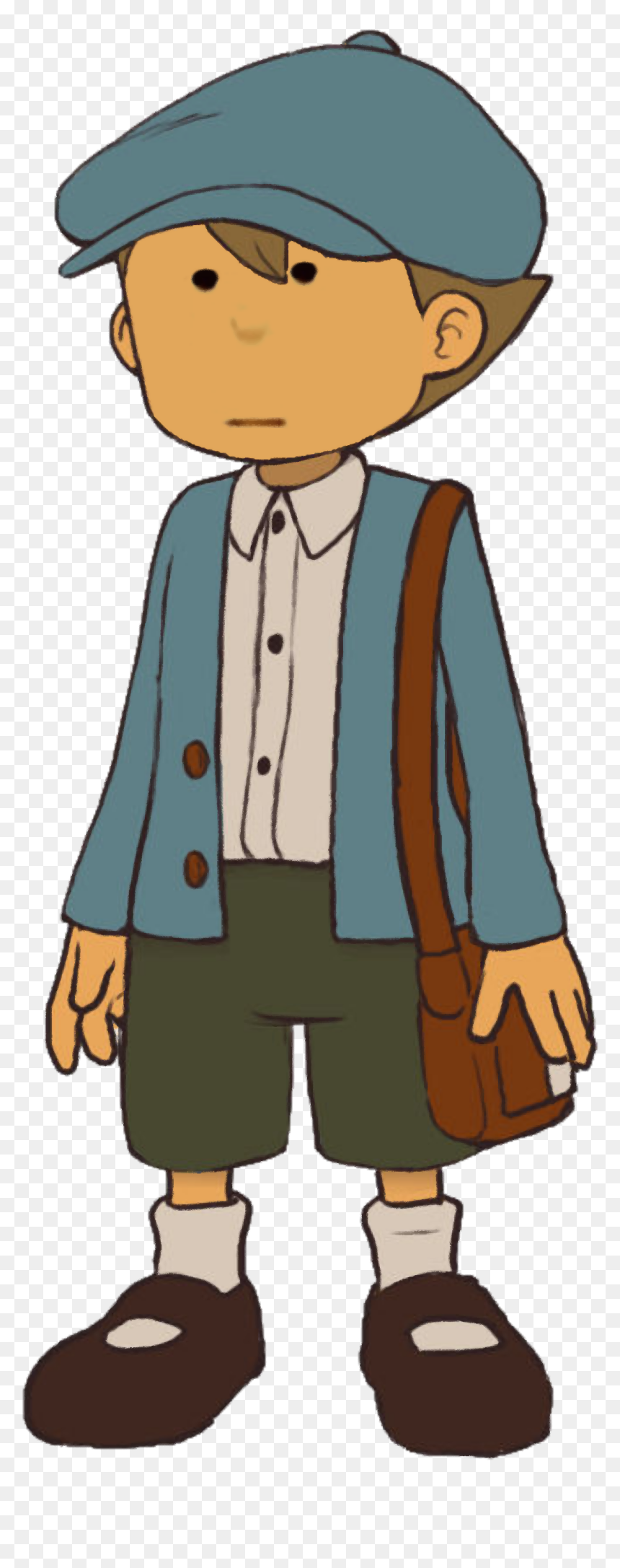 Transparent Phoenix Wright Png - Luke From Professor Layton, Png Download - phoenix wright png