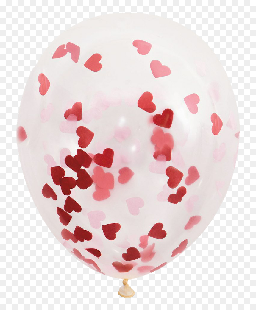 Balloon Trasparente San Valentino, HD Png Download - white balloons png