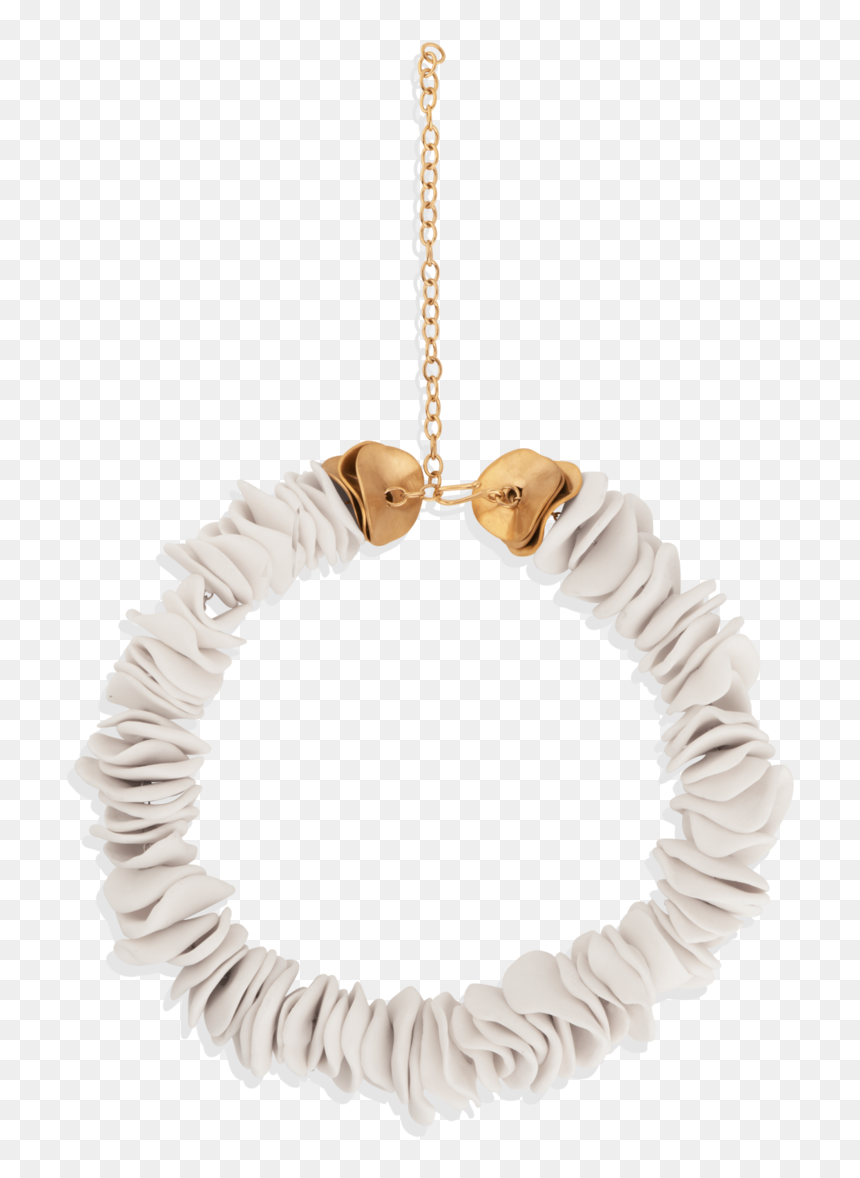 Completedwork Ceramic Gold Vermeil Necklace String, HD Png Download - string of pearls png