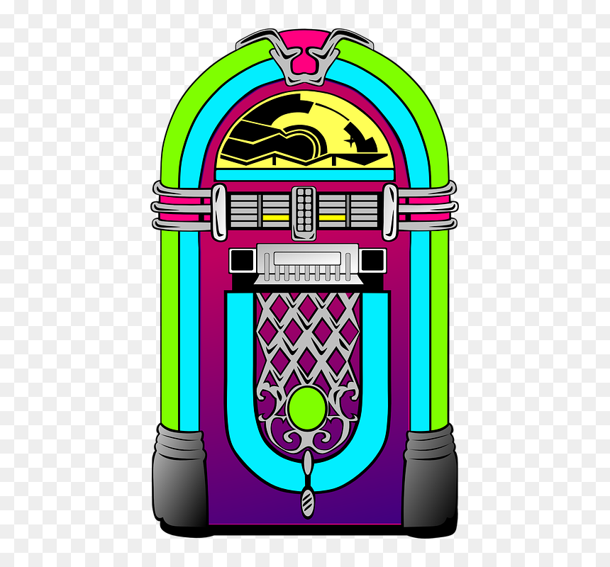 Sock Hop 50's Clip Art, HD Png Download - jukebox png