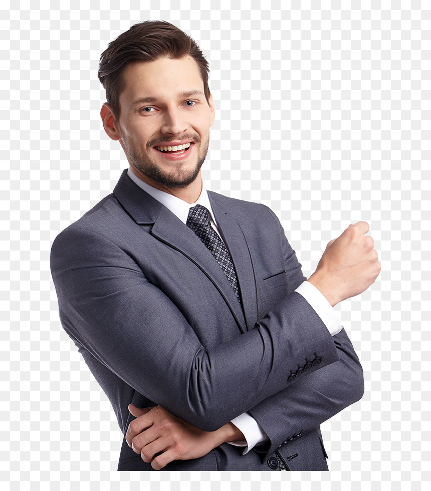 Man In Suit Hd, HD Png Download - happy man png