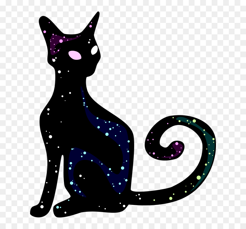 Кошка Космос, HD Png Download - starry sky png