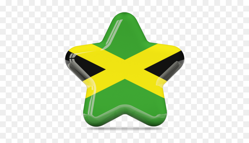 Gambia Flag Star, HD Png Download - jamaican flag png