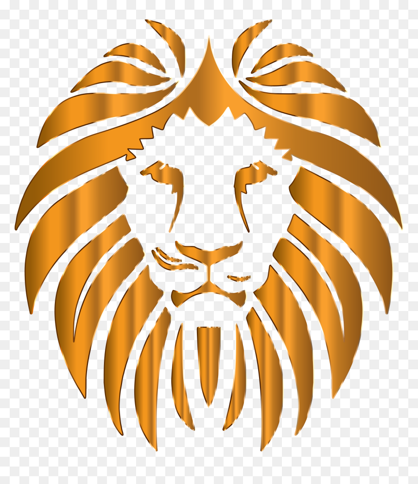 Lions Clipart No Background, HD Png Download - lion face png