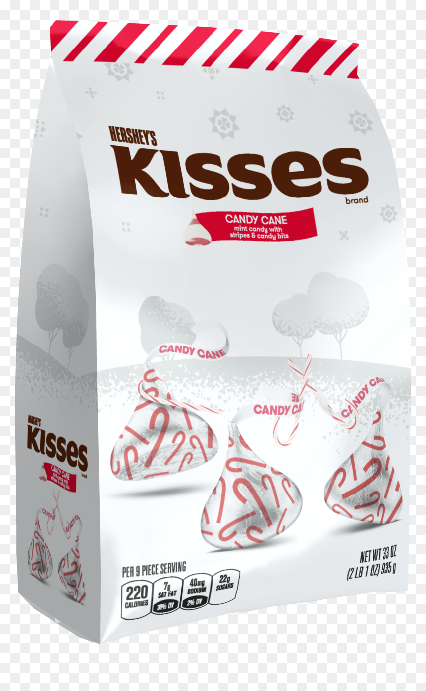 Upc 034000161744 Product Image For Hershey"s Kisses - Candy Cane Hershey Kisses, HD Png Download - kisses png