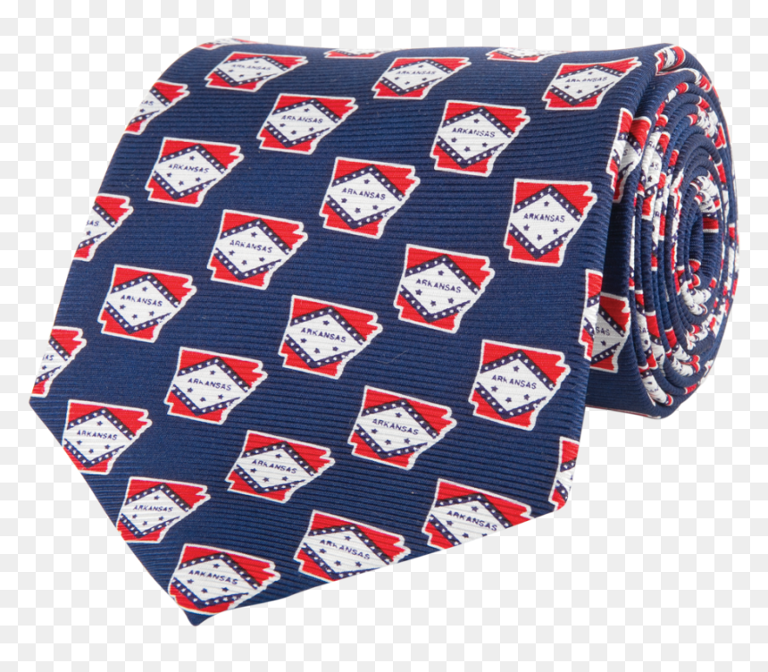 Arkansas Traditional Tie Navy - Arkansas Tie, HD Png Download - red tie png