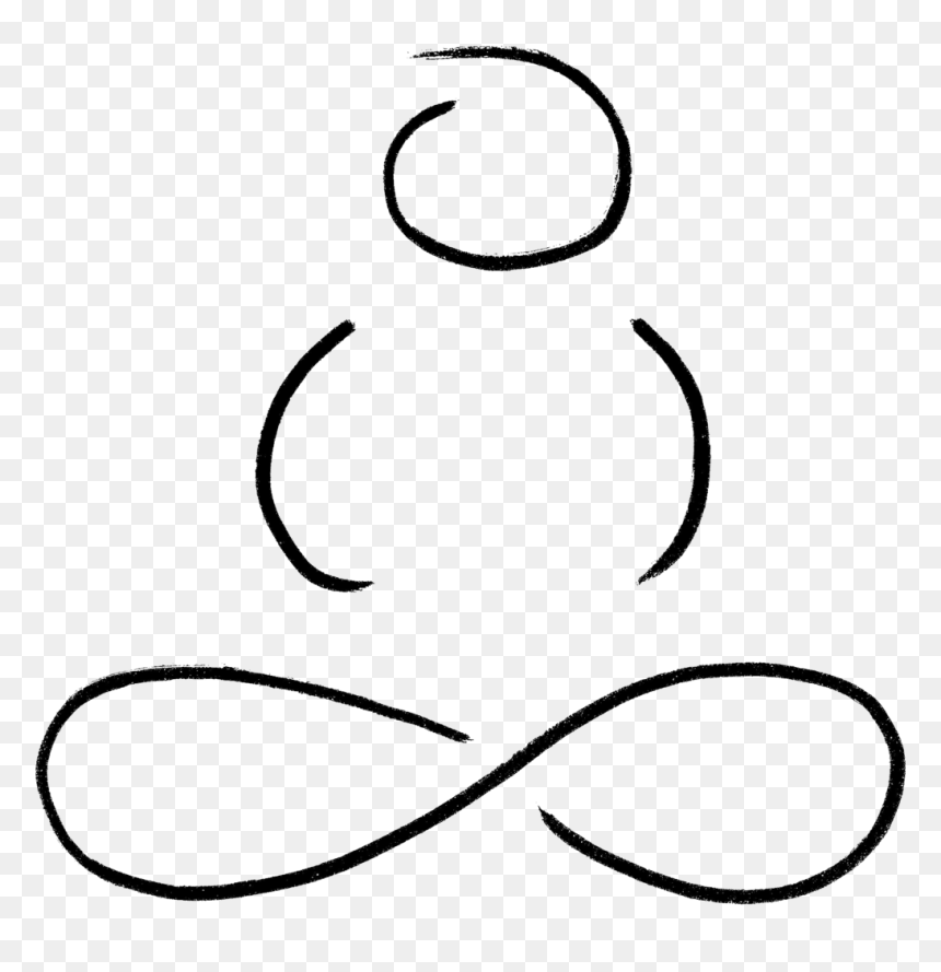Line Art, HD Png Download - meditation png