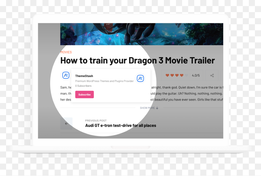 Wp Subscribe To Author - Multimedia Software, HD Png Download - like and subscribe png