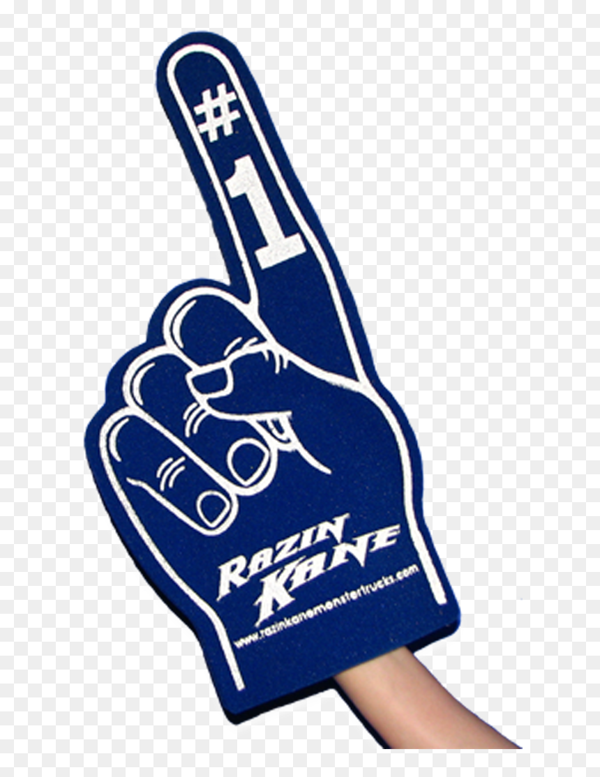 #1 Rk Foam Finger - #1 Foam Finger Png, Transparent Png - foam finger png