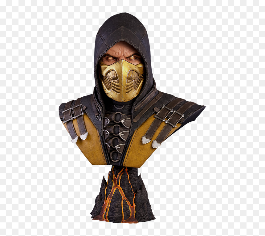 Scorpion Mortal Kombat Version, HD Png Download - mortal kombat x logo png