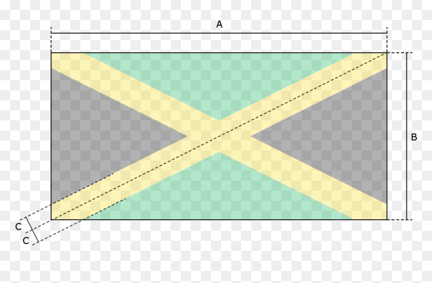 Jamaican Flag Png, Transparent Png - jamaican flag png