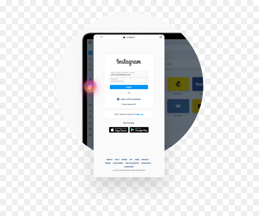 App Store, HD Png Download - instagram button png