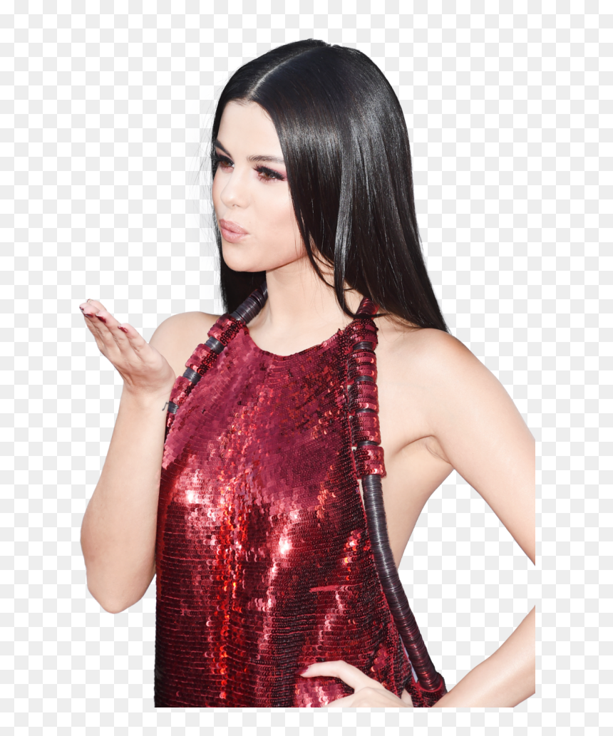 Selena Gomez American Music Awards 2015 , Png Download - Selena Gomez Blowing Kiss, Transparent Png - selena gomez png 2015