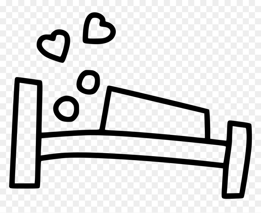 Couple Making Kisses Sex Bed - Sex Clipart Black And White, HD Png Download - kisses png