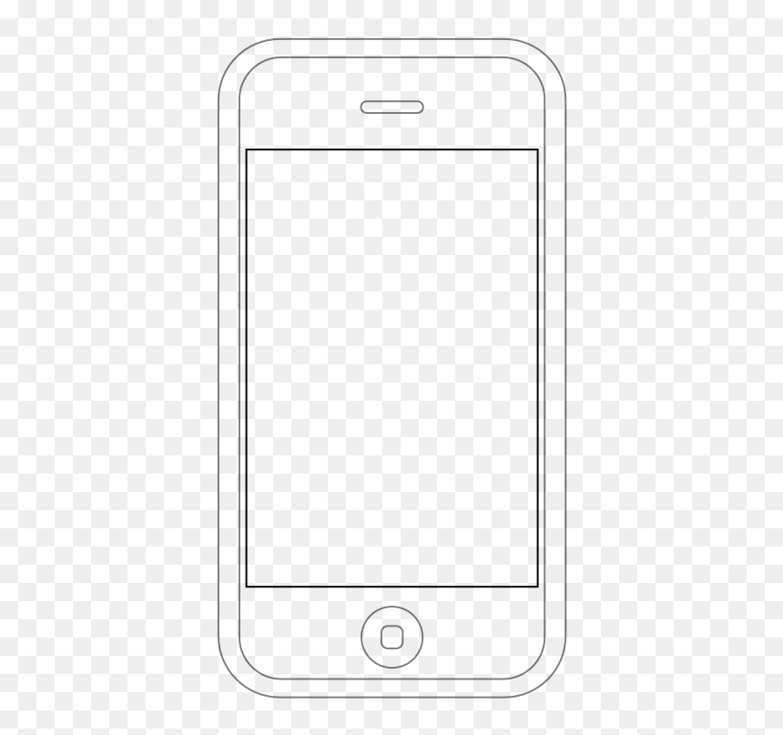 Mobile Phone, HD Png Download - white iphone png