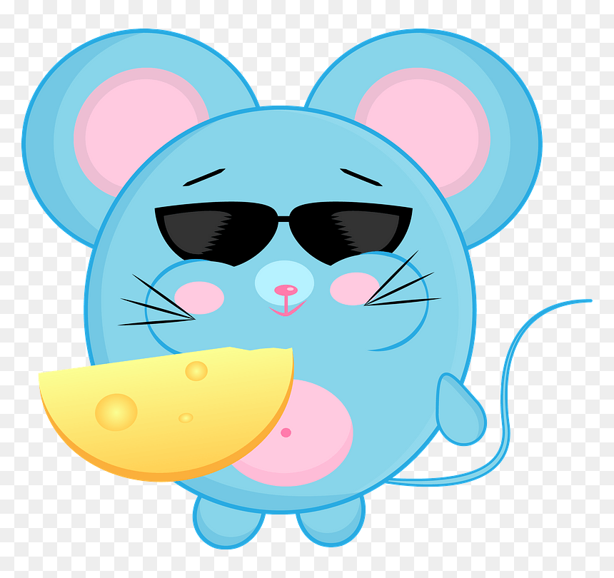Mouse In Sunglasses Clipart - Clip Art, HD Png Download - sunglasses clipart png
