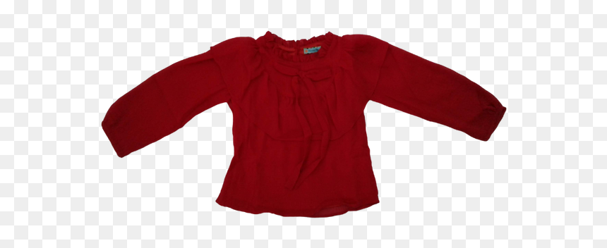 Girls Top - Red Tie - Sweater, HD Png Download - red tie png