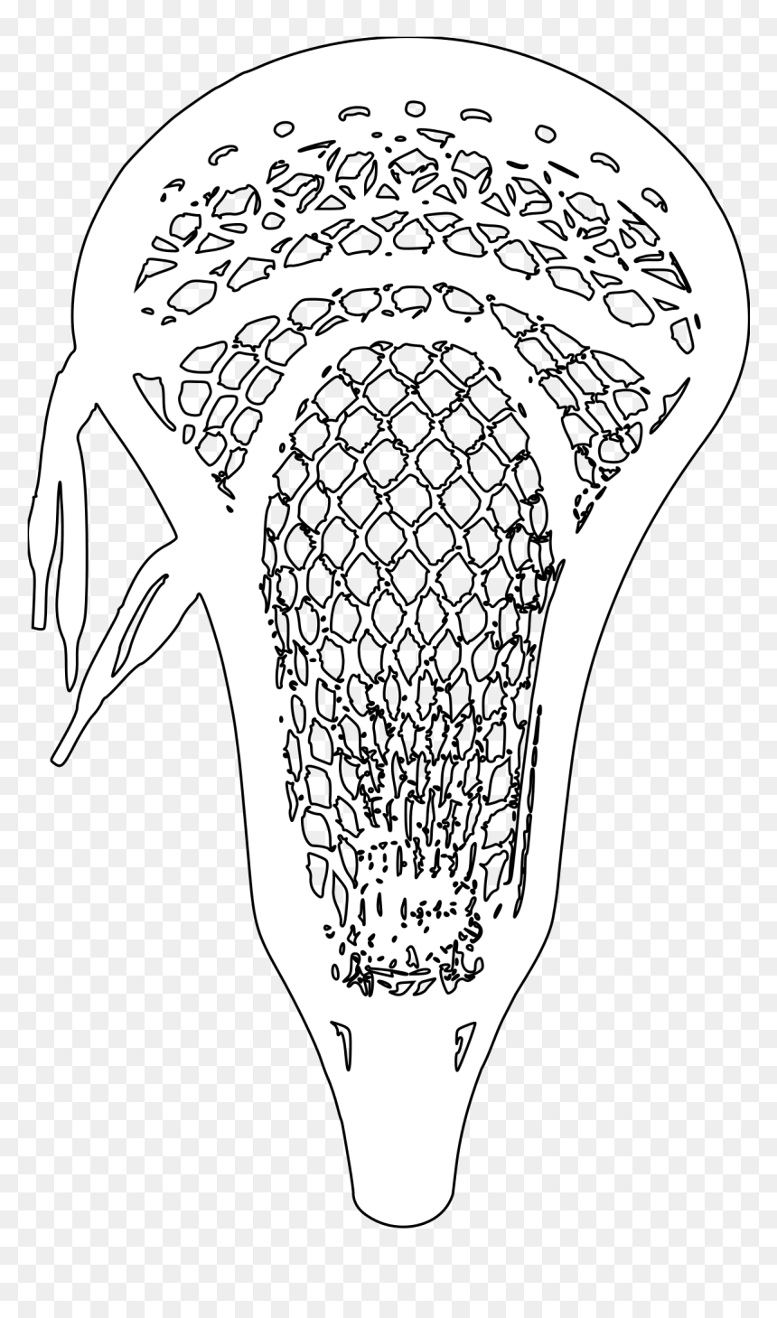Lacrosse Stick Head Drawing, HD Png Download - lacrosse stick png