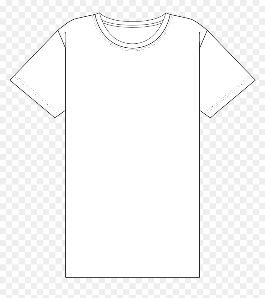 Active Shirt, HD Png Download - blank black t shirt png