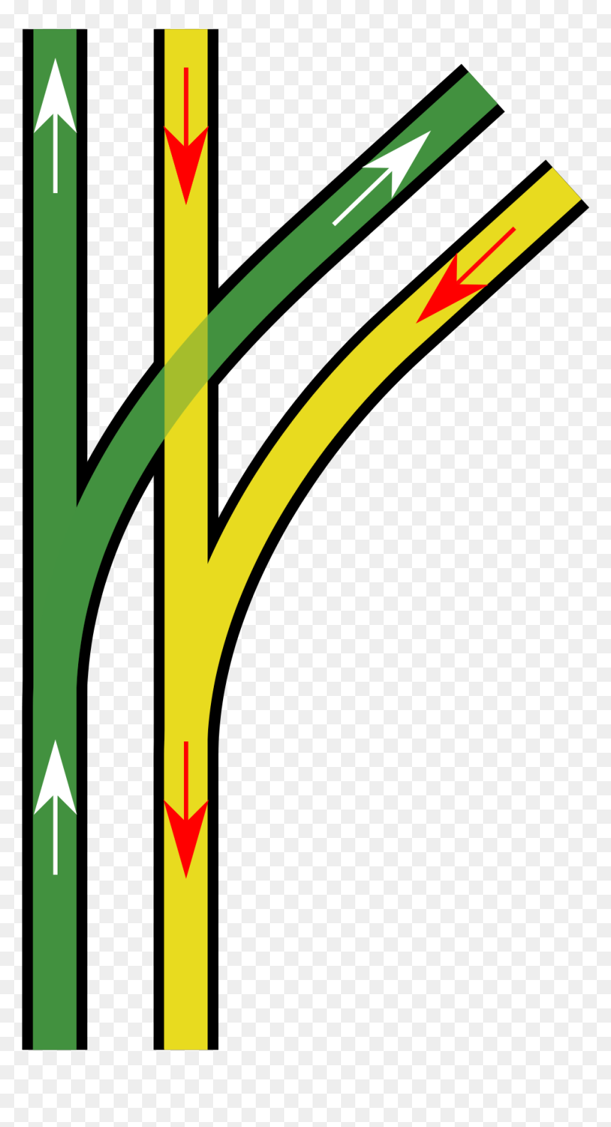Flat Junction, HD Png Download - train track png