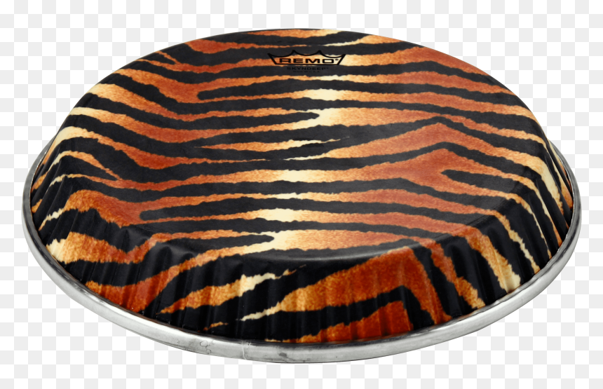 Remo Symmetry Skyndeep Conga Drumhead-tiger Stripe - Tiger, HD Png Download - tiger stripes png
