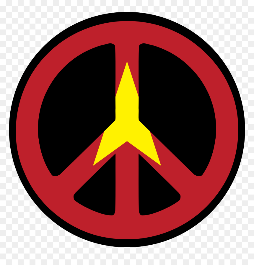 Flag Art Vietnam Flag Peace Symbol Fav Wall Paper Background - Peace And Love, HD Png Download - peace symbol png