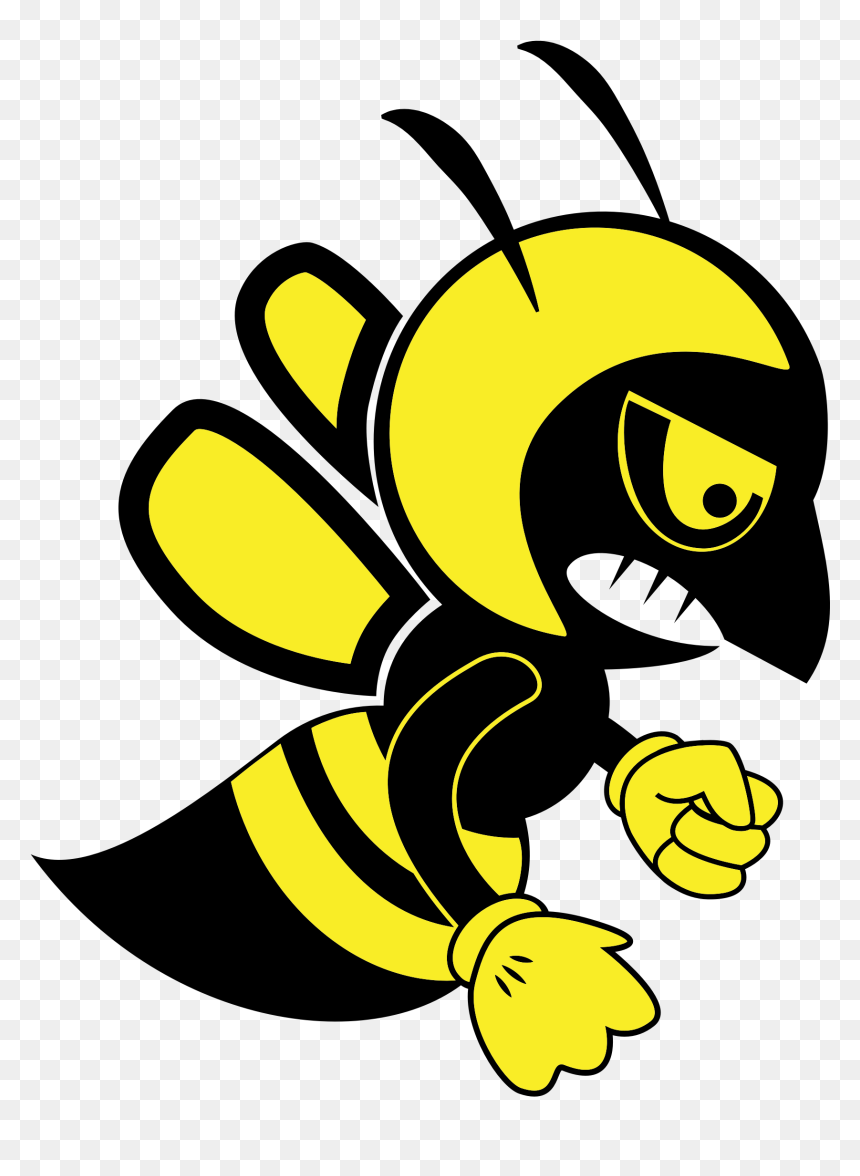 Transparent Bee Png - Fighting Bee Clipart, Png Download - bee clipart png