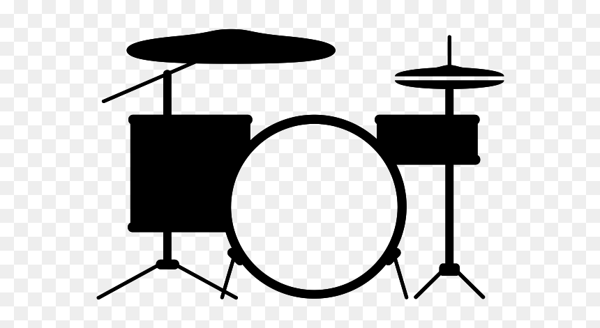 Drums Clipart Drumstick - Drum Set Drum Icon, HD Png Download - drumsticks png