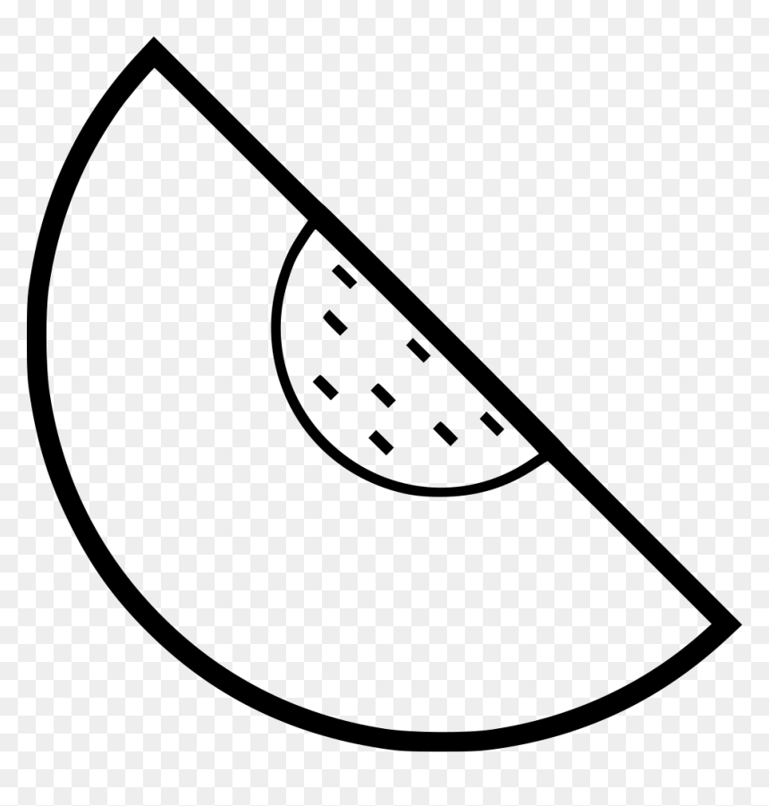 Cantaloupe - Line Art, HD Png Download - cantaloupe png