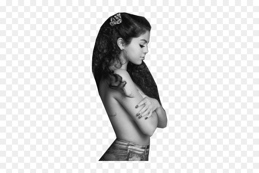 Selena Gomez Black End Whuit, HD Png Download - selena gomez png 2015