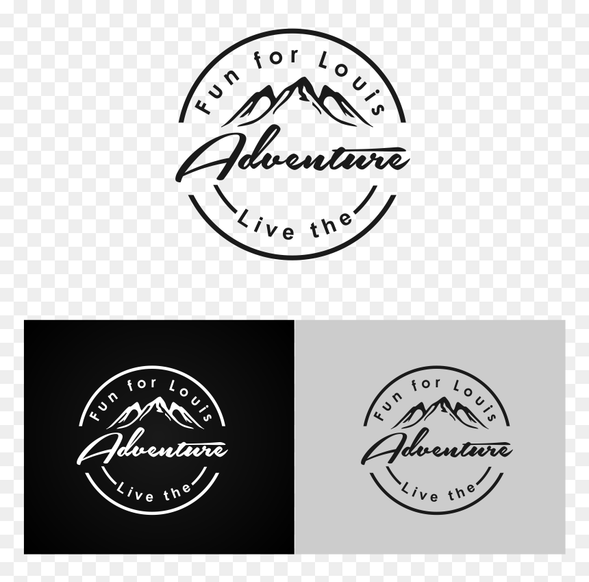 Logo Design By Borjess08 For This Project - Black Mountain Outline, HD Png Download - mountain outline png