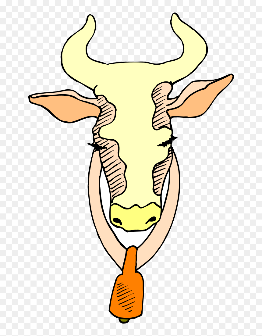 Cow Head With Closed Eyes Svg Clip Arts - Portable Network Graphics, HD Png Download - cow head png