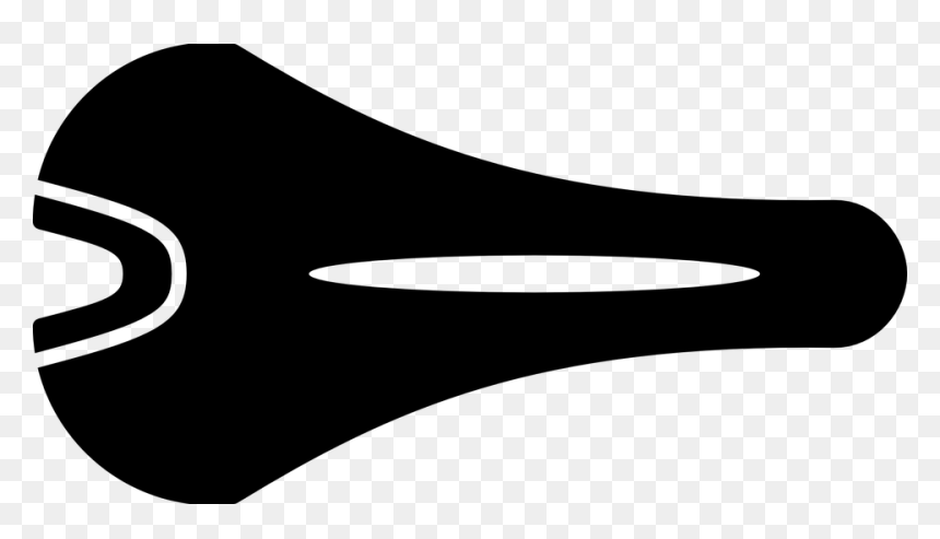 Bike Saddle Clip Art, HD Png Download - mountain outline png