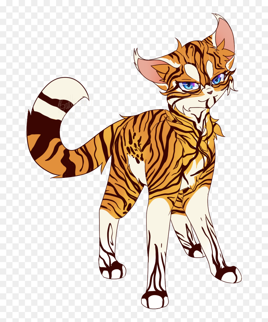 Vector Free Library Drawing Tiger Fire - Cartoon Tiger Stripes Drawing, HD Png Download - tiger stripes png