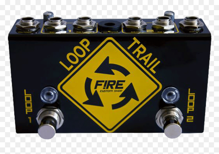 Fire Custom Loop Trail Pedal - Fire Custom Shop, HD Png Download - fire trail png