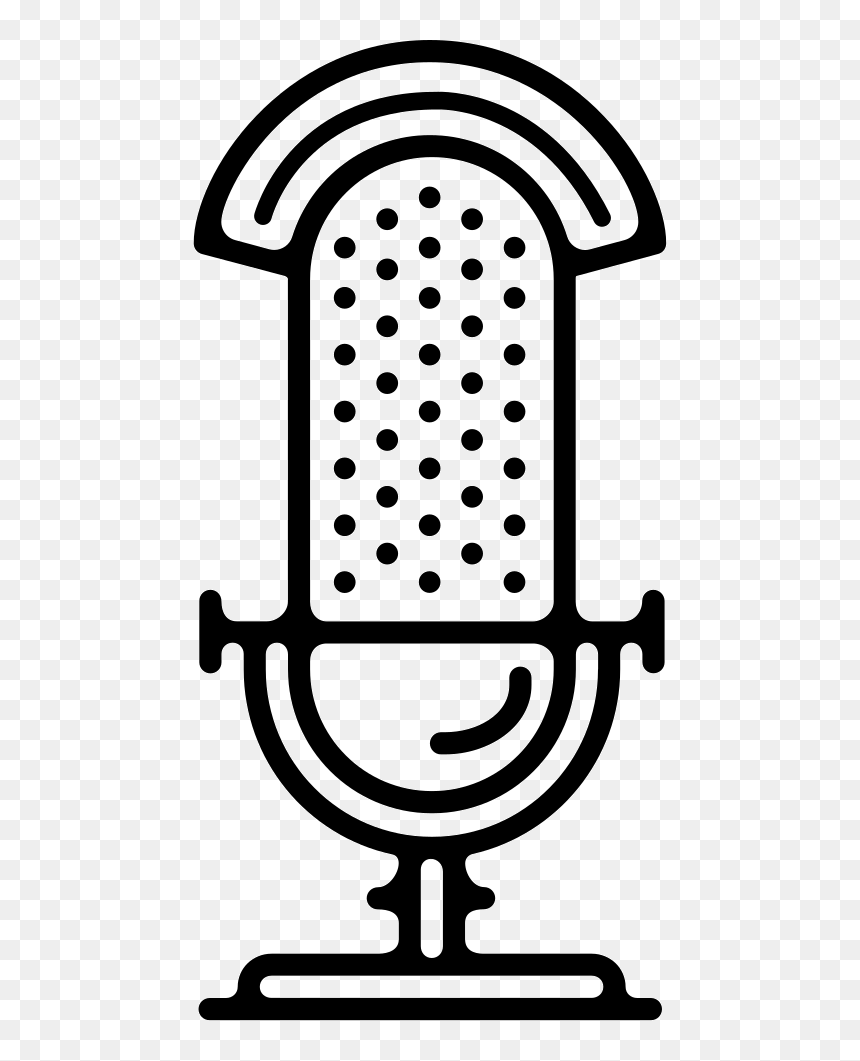 Old Radio Microphone - Microphone Clipart Radio On The Air, HD Png Download - radio microphone png