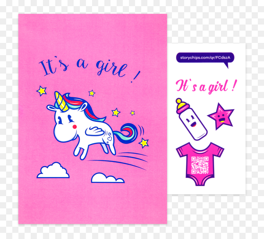 Its A Girl Unicorn, HD Png Download - its a girl png