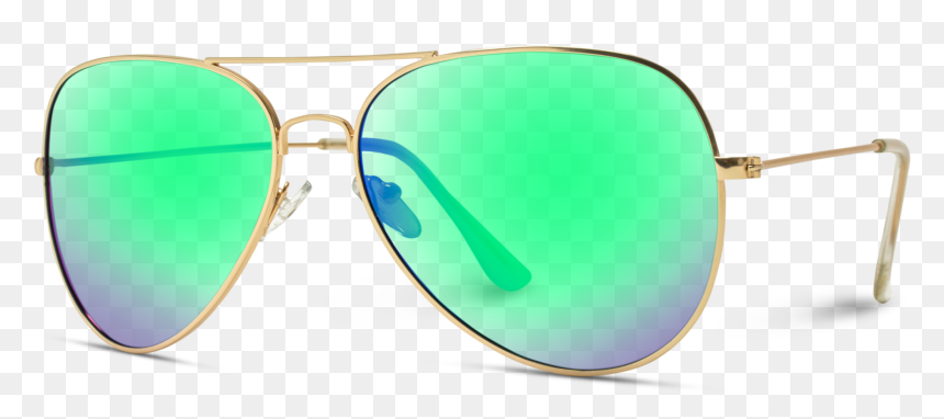 Classic Polarized Aviator Sunglasses, Cool Sunglasses - Reflection, HD Png Download - cool sunglasses png