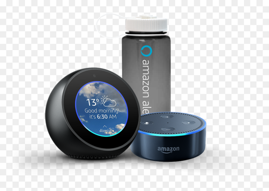 Amazon Echo Spot Logo, HD Png Download - amazon echo png