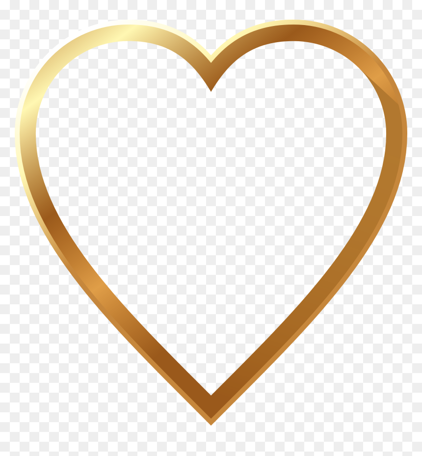 Mother"s Day Happiness Smile Love - Heart, HD Png Download - gold heart png