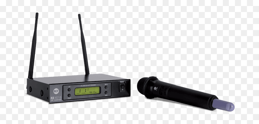 Microfono Wireless Rcf, HD Png Download - radio microphone png