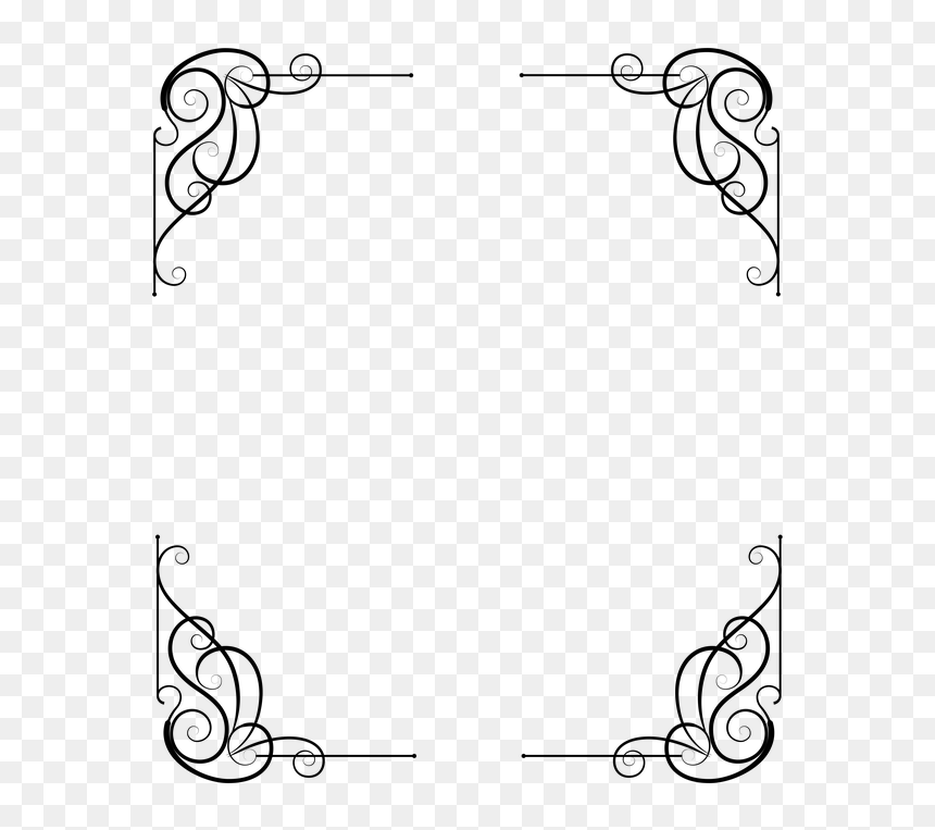 Border Deco, HD Png Download - victorian frame png